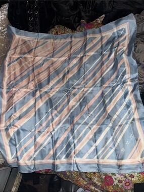 Rare Evian Silk Square Scarf!!